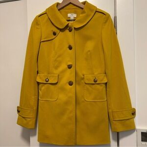 LOFT Golden Yellow Trench Coat